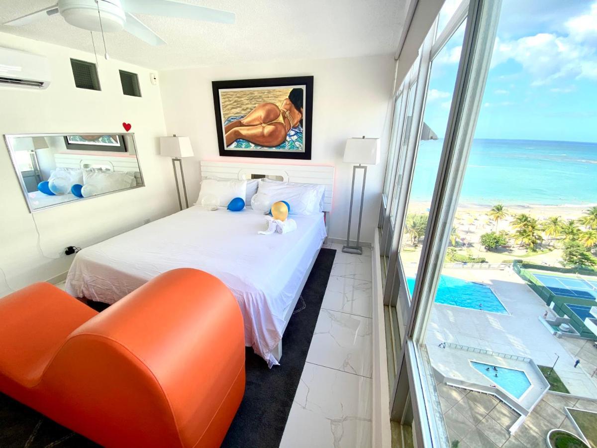 Ocean View apt on Isla Verde in a 14th floor San Juan Buitenkant foto
