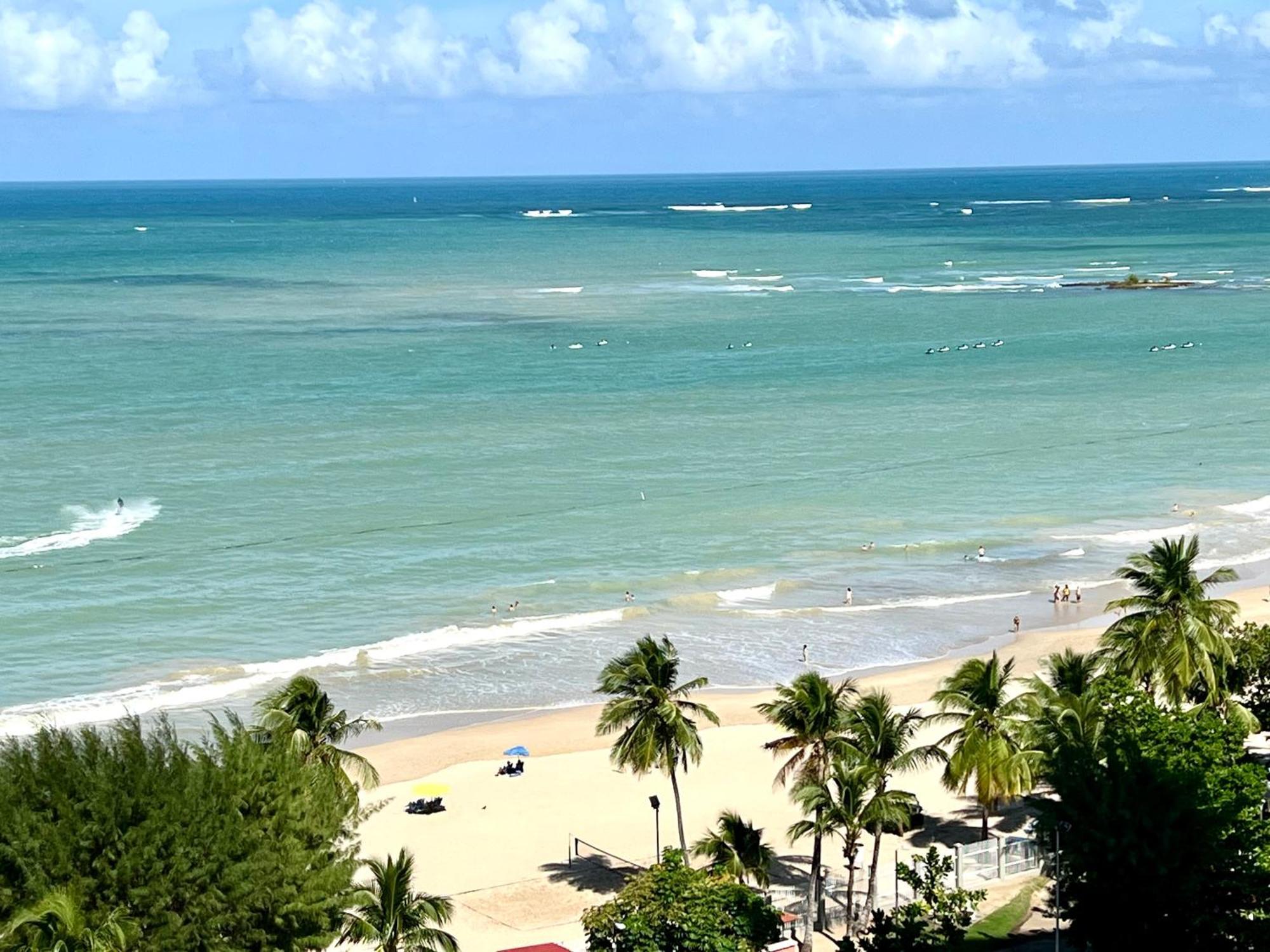 Ocean View apt on Isla Verde in a 14th floor San Juan Buitenkant foto