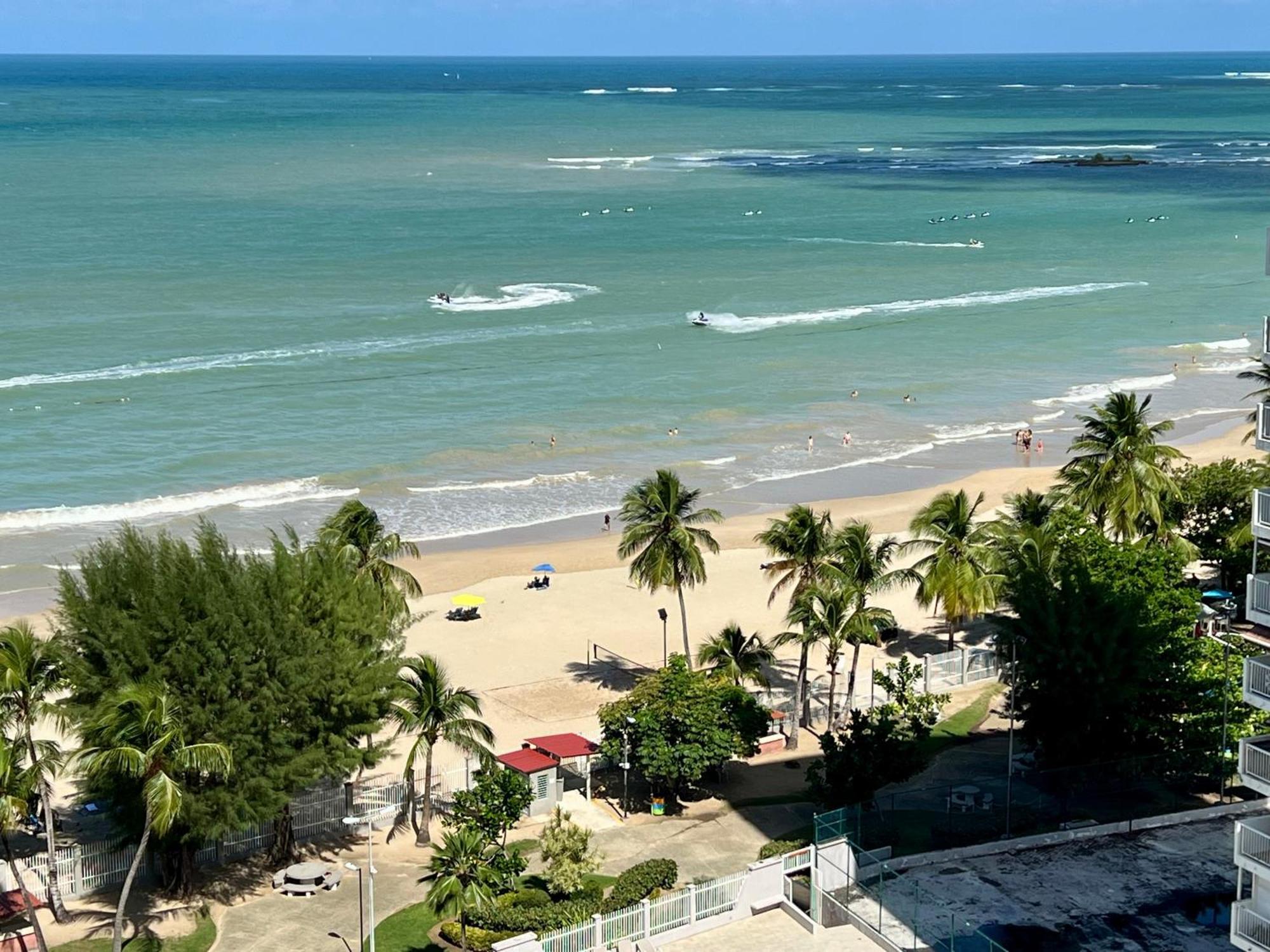 Ocean View apt on Isla Verde in a 14th floor San Juan Buitenkant foto